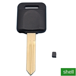 Replacement No Chip Car key shell for Nissan sylphy
